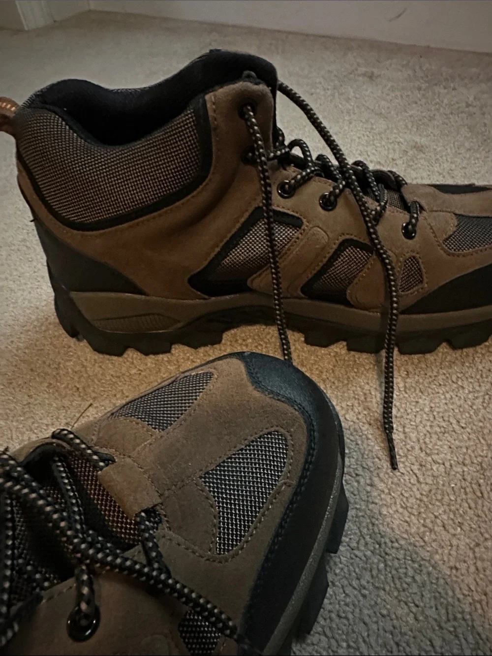 Men's Outdoor Trail Hiker Shoes - Olive Brown